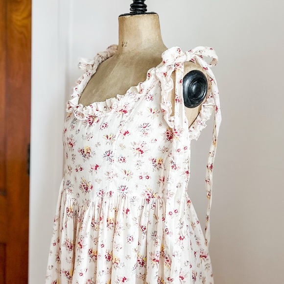Ethereal Doen Ondine Dress Tuileries Blooms Size Large Cottagecore Dress - Picture 13 of 14